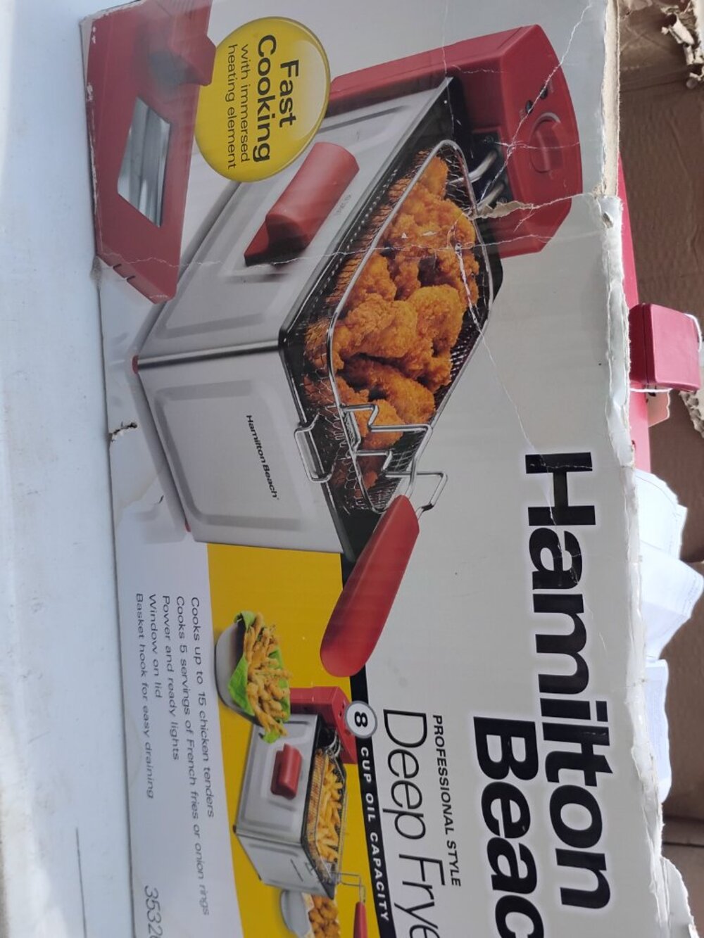 Hamilton Beach Professional Deep Fryer – 8 Cup Capacity